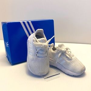 adidas Swift Run  -  Toddler Boys  Sneakers Shoes Casual   - White Size 5K